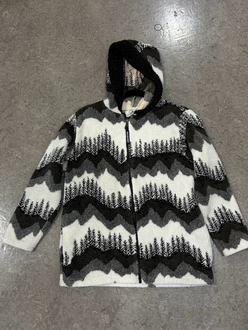 Black Mountain Hooded Fleece Jacket